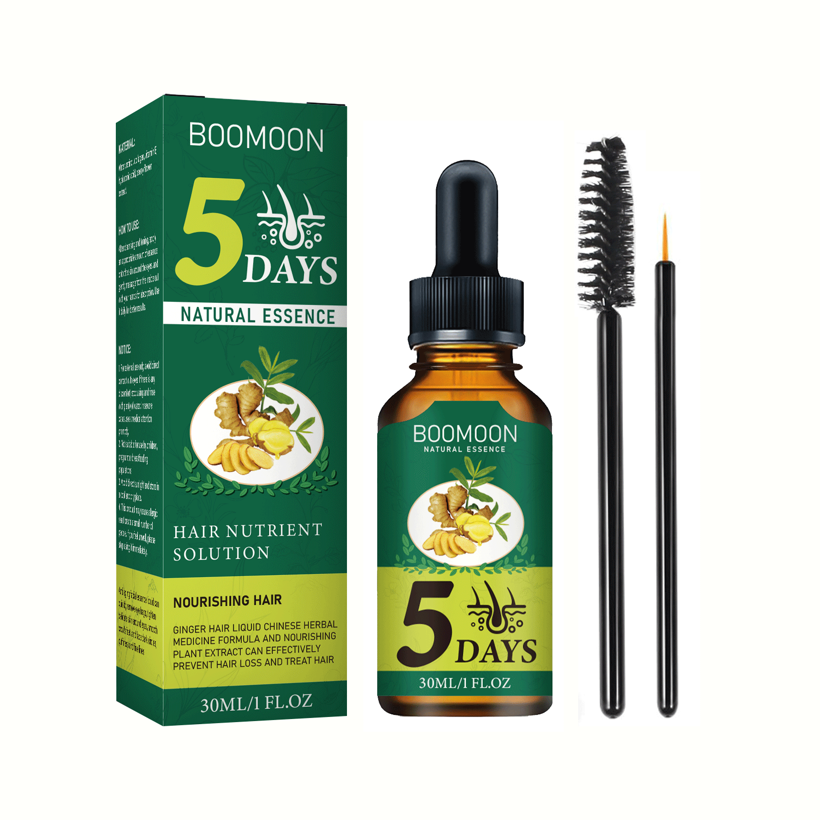 Hair Care Essential Oil Atomizing - Minyak Esensi Penumbuh Rambut Jahe Anti