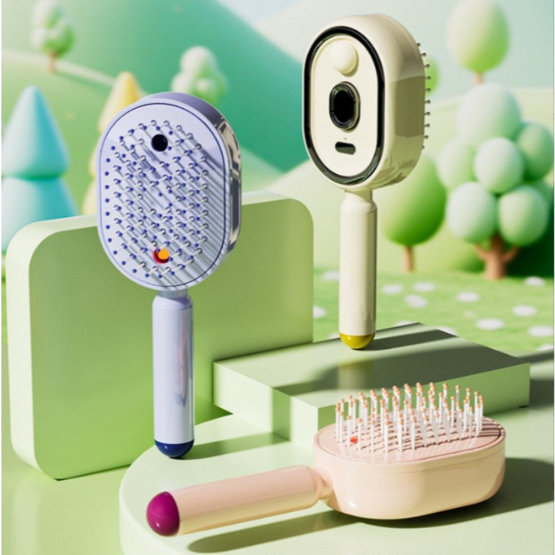 Hair Care Essential Oil Atomizing - Sisir pijat elektrik dengan semprotan udara