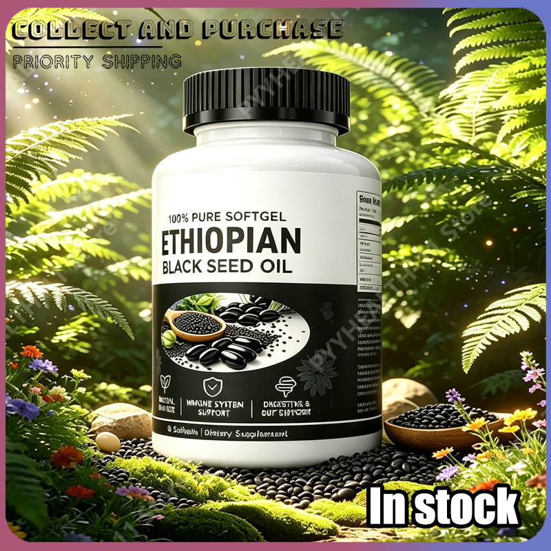 Castor Oil Cold Press - Minyak Biji Hitam Ethiopia, Kapsul Minyak