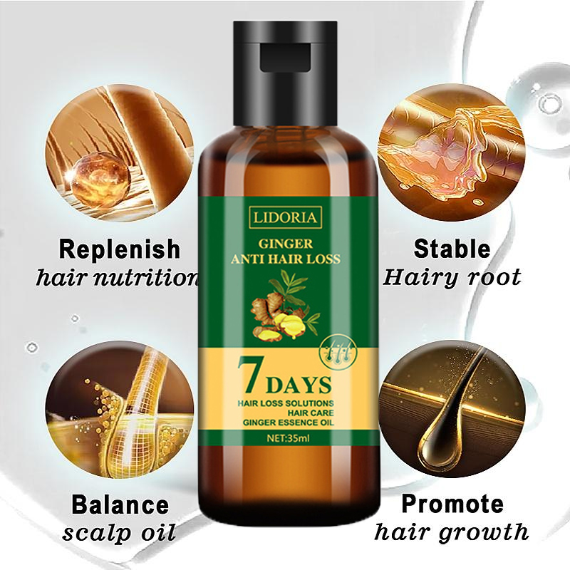 1pcs jahe penumbuh rambut Prod - Hair Care Essential Oil Atomizing ulasan dan harga