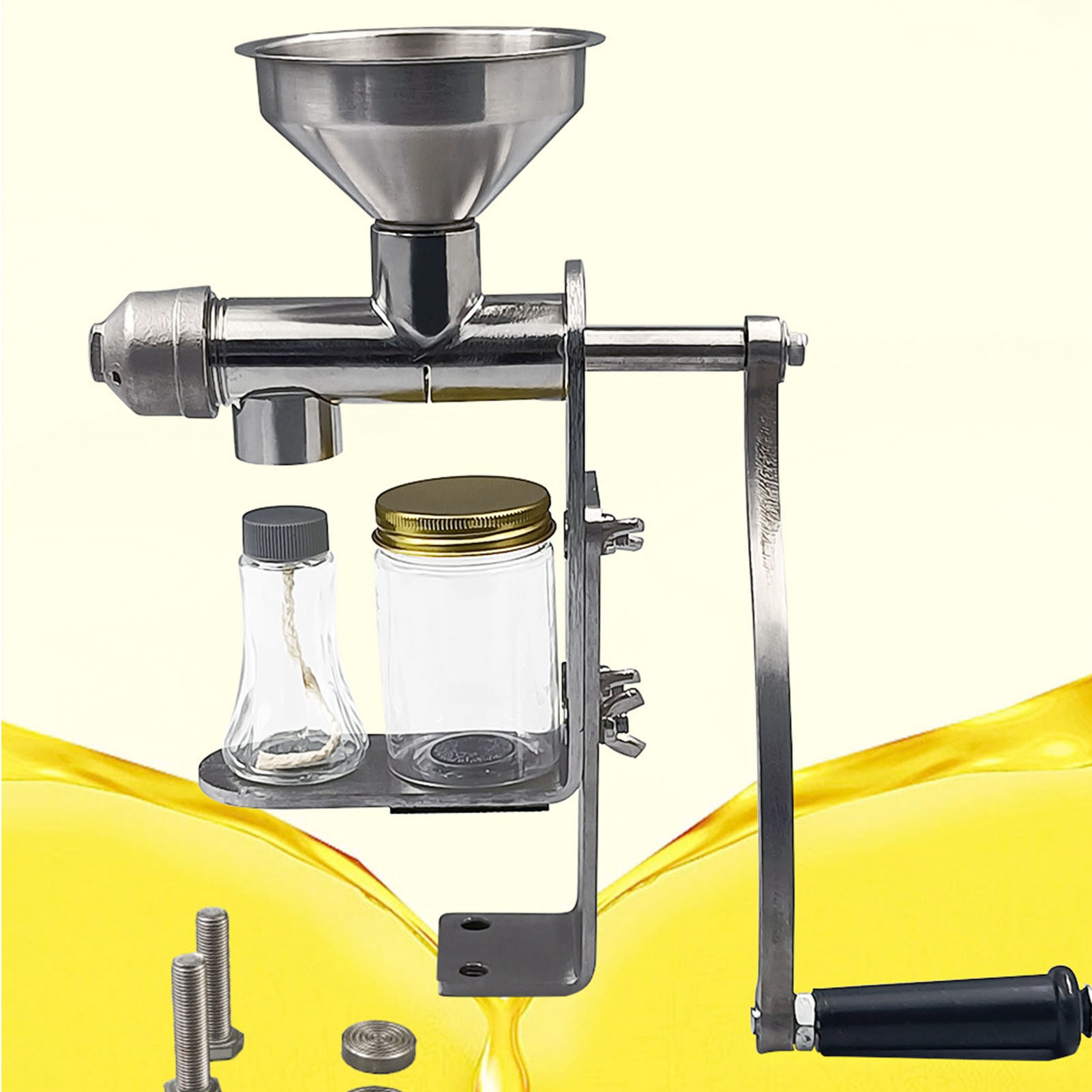 Mesin Ekstraktor Minyak Mesin  - Castor Oil Cold Press ulasan dan harga