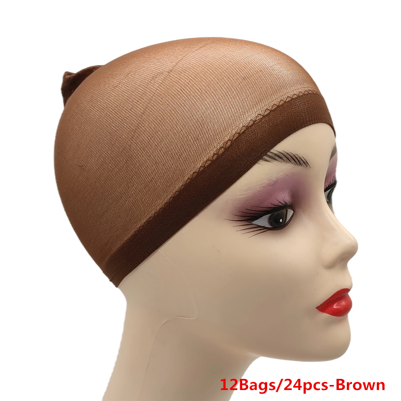 12Bag/24pcs Jaring Rambut Wig  - Wig Cap Stocking ulasan dan harga