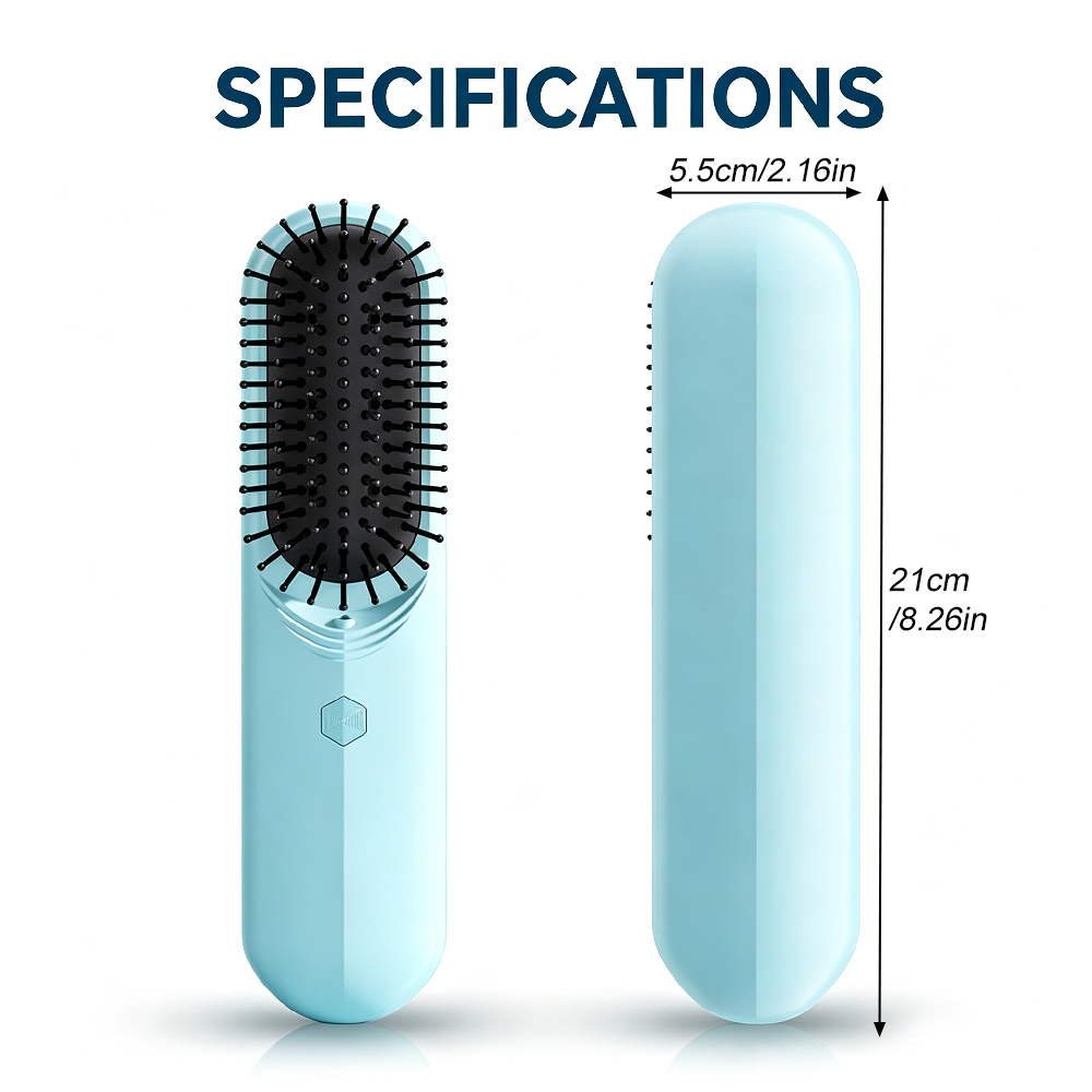 1Set Sisir Rambut Ion Negatif, - Hair Care Essential Oil Atomizing ulasan dan harga