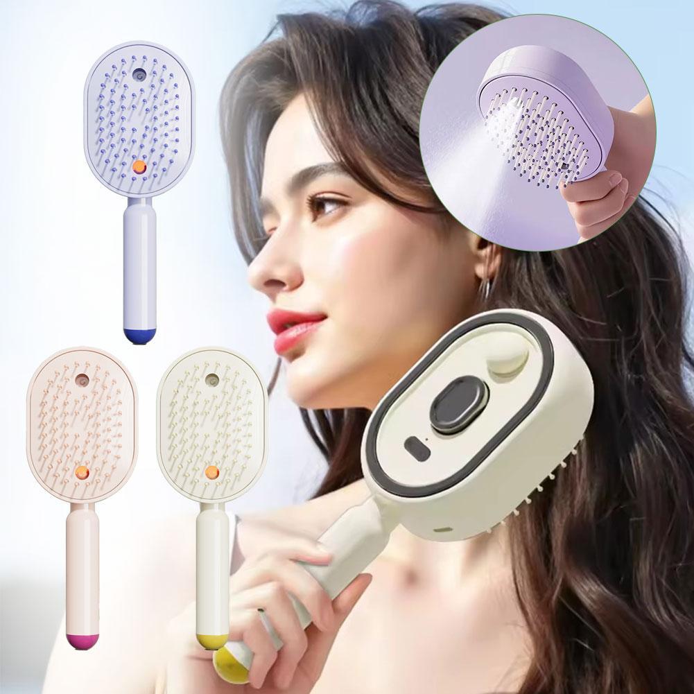 Sisir Pijat Elektrik Semprot U - Hair Care Essential Oil Atomizing ulasan dan harga