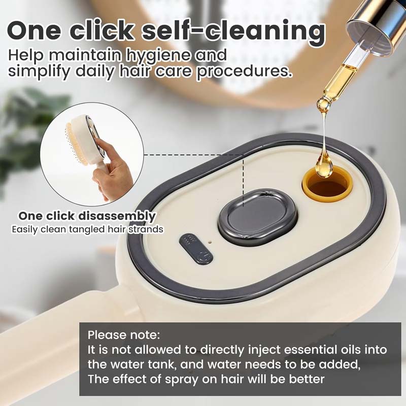 Sisir Pijat Elektrik Semprot U - Hair Care Essential Oil Atomizing ulasan dan harga