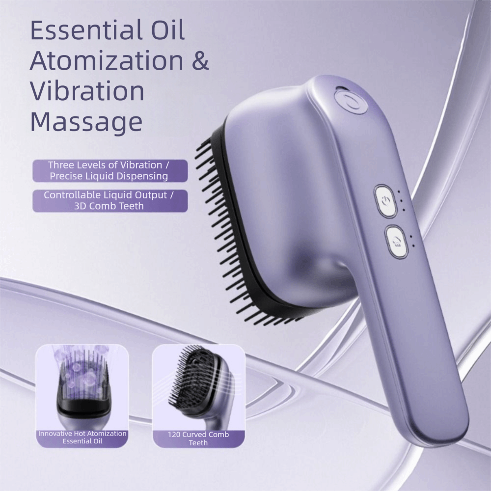 Sisir Pijat Elektrik Atomisasi - Hair Care Essential Oil Atomizing ulasan dan harga