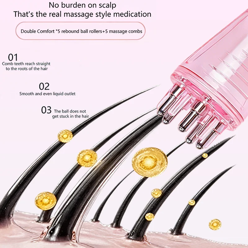 6ML Sisir Cairan Aplikator Kul - Hair Care Tonic ulasan dan harga