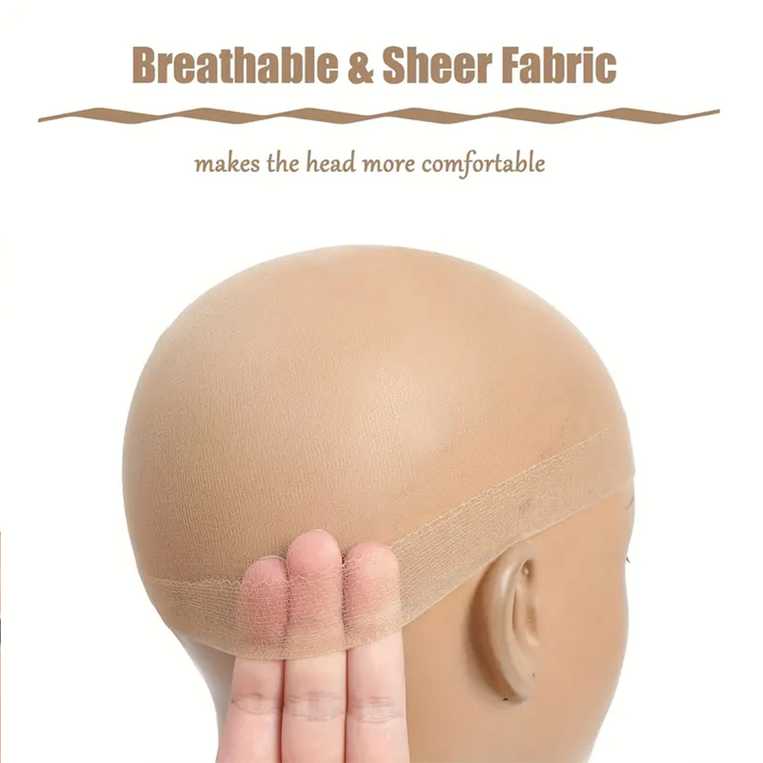 Grosir Topi Wig Transparan HD  - Wig Cap Stocking ulasan dan harga