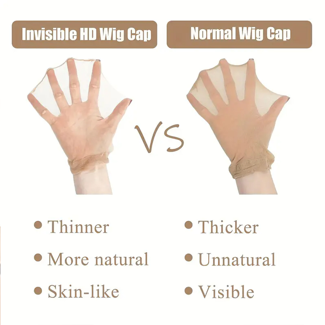 Grosir Topi Wig Transparan HD  - Wig Cap Stocking ulasan dan harga