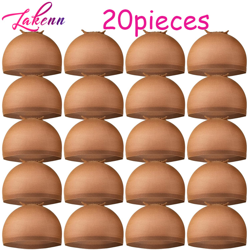 Topi Wig coklat tua untuk rend - Wig Cap Stocking ulasan dan harga