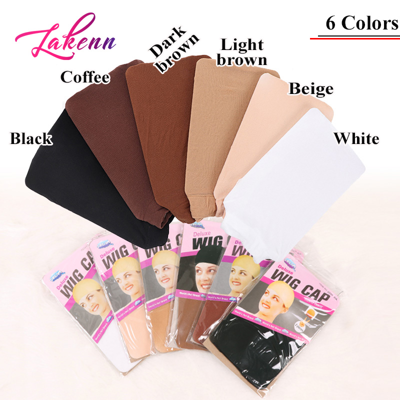 Topi Wig coklat tua untuk rend - Wig Cap Stocking ulasan dan harga
