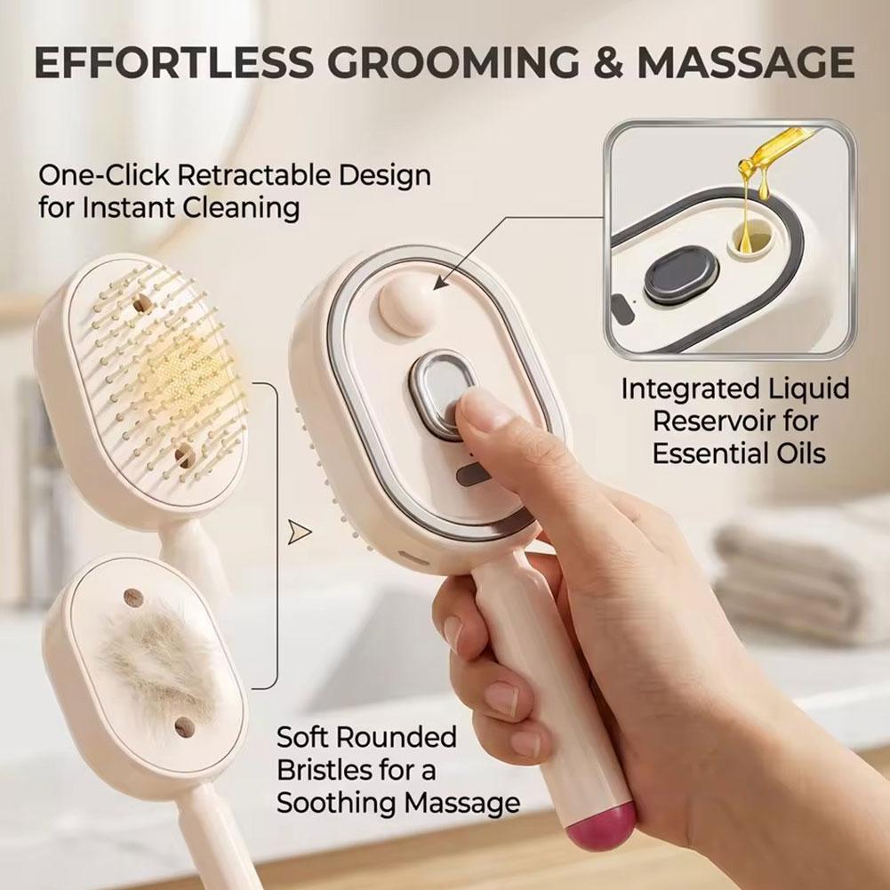 Set Sisir Semprot Elektrik den - Hair Care Essential Oil Atomizing ulasan dan harga
