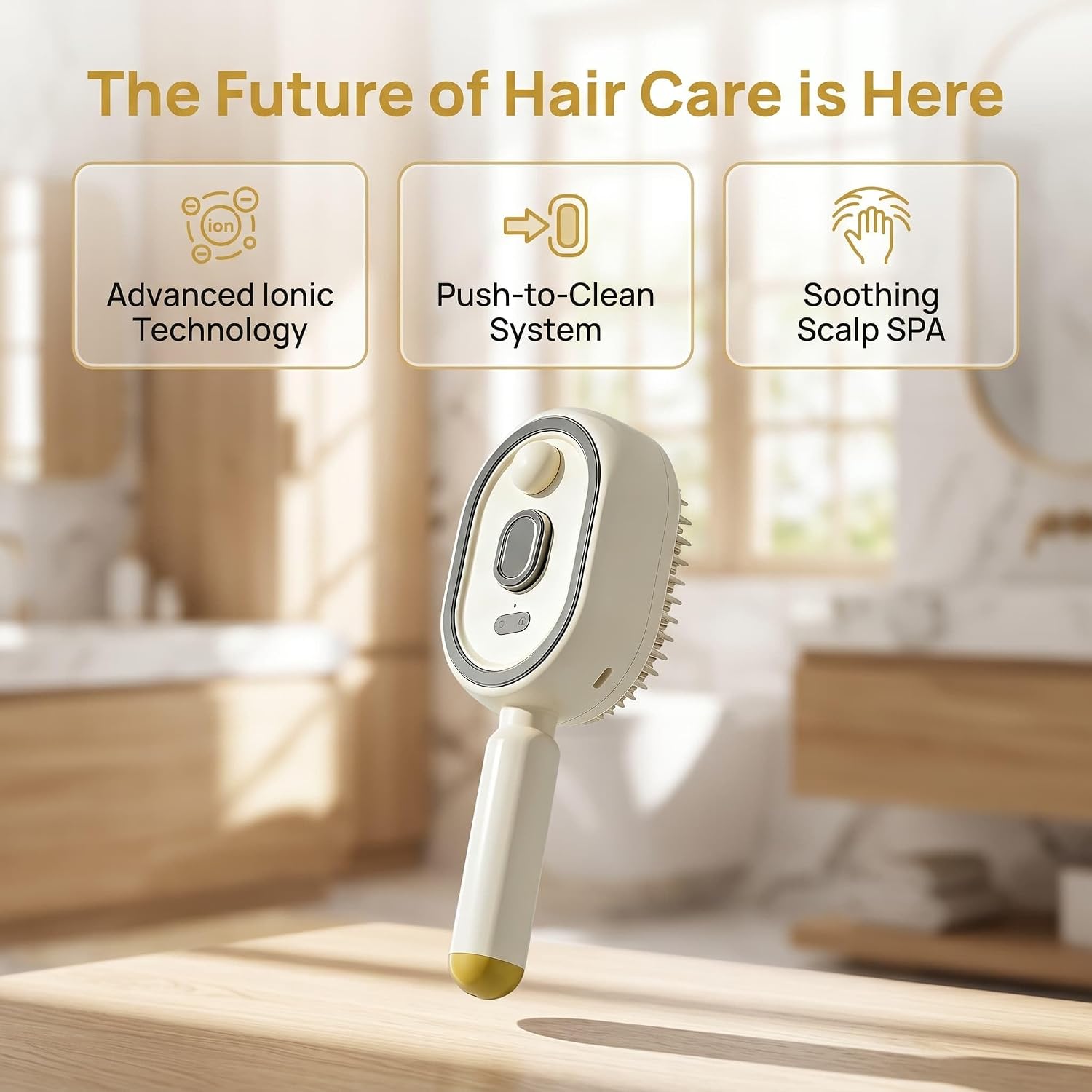 Sisir Udara Elektrik dengan Ba - Hair Care Essential Oil Atomizing ulasan dan harga