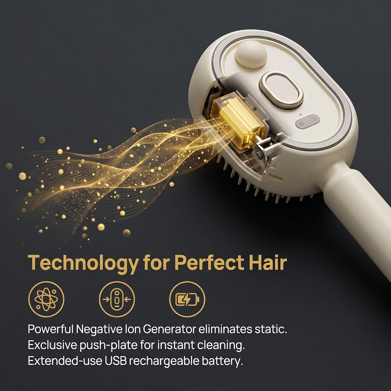 Sisir Udara Elektrik dengan Ba - Hair Care Essential Oil Atomizing ulasan dan harga