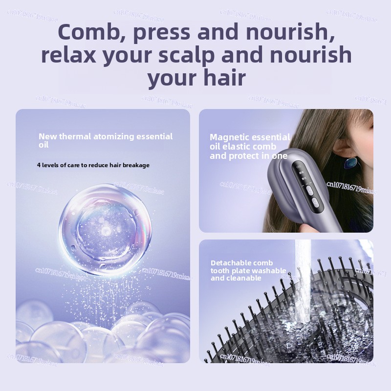 Sisir Pijat Kulit Kepala Elekt - Hair Care Essential Oil Atomizing ulasan dan harga