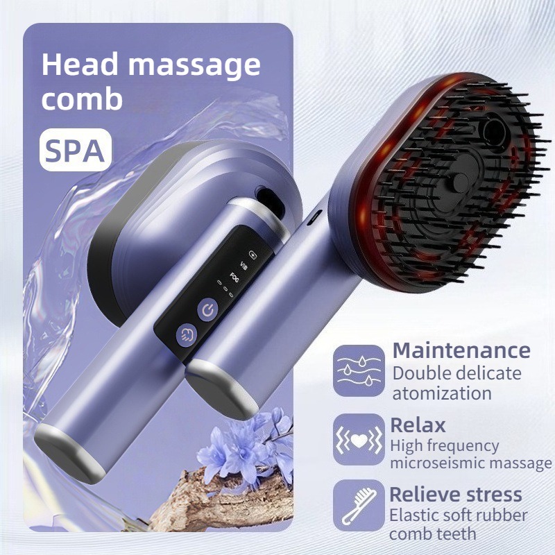 Sisir Pijat Kulit Kepala Silik - Hair Care Essential Oil Atomizing ulasan dan harga
